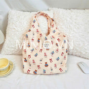 Túi tote bầu hoạ tiết nhí DH
