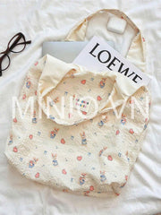 Túi tote bầu hoạ tiết nhí DH