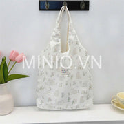 Túi tote bầu hoạ tiết nhí DH