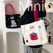 Túi tote good luck hình thú cute
