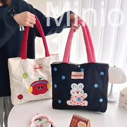 Túi tote good luck hình thú cute