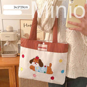 Túi tote good luck hình thú cute