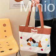 Túi tote good luck hình thú cute