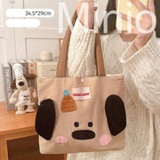 Túi tote good luck hình thú cute