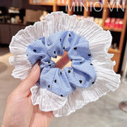 Cột tóc xanh tim bèo