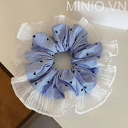 Cột tóc xanh tim bèo