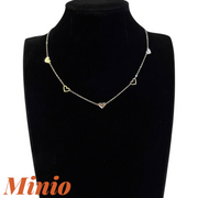 Dây chuyền titan 5 tim 042MH