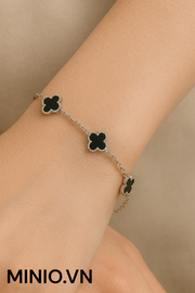 Lắc tay titan cỏ 4 lá nhí 025MY