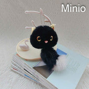 Móc khoá bông mèo đuôi dài