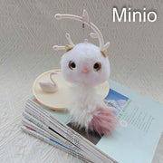 Móc khoá bông mèo đuôi dài