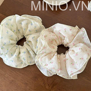 Scrunchies hoa nhí bèo 4 lớp