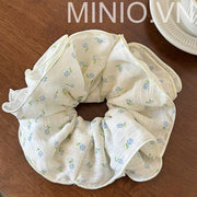 Scrunchies hoa nhí bèo 4 lớp