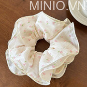 Scrunchies hoa nhí bèo 4 lớp