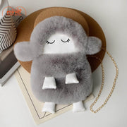 Túi lông bé cừu nhắm mắt
