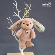 Móc khoá thỏ tai dài hoa nhí