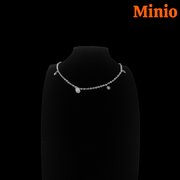 Lắc chân inox charm mèo 027 MY