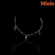 Lắc chân inox đá charm đốt 025 MY