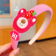 Cài tóc mấn gấu dâu DQ