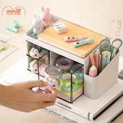 Kệ đồ kèm 3 ngăn kéo gấu thỏ