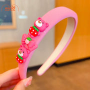 Cài tóc mấn gấu dâu DQ