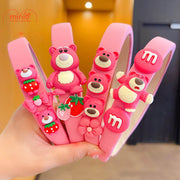 Cài tóc mấn gấu dâu DQ