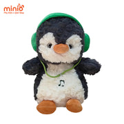 Thú bông cánh cụt tai nghe