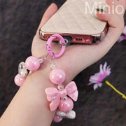 Móc khoá đeo điện thoại chuỗi hạt