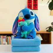 Stitch ôm thỏ, vịt nhồi mền