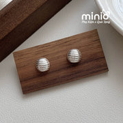 Bông tai xi 925 trơn 044MH