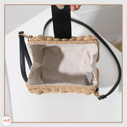 Túi cói hộp Sp417