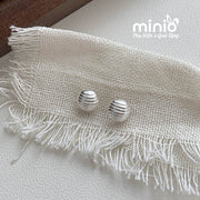 Bông tai xi 925 trơn 044MH