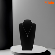 Dây chuyền titan tim 2 màu 053MH