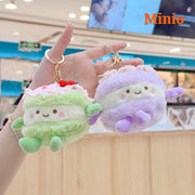 Móc khoá bánh kem cherry