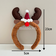 Cài tóc Noel sừng tuần lộc