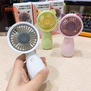 Quạt sạc gấu mix tai JL8802