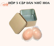 5 cặp dán ti hộp thiếc vàng