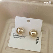 Bông tai xi 925 tròn trơn