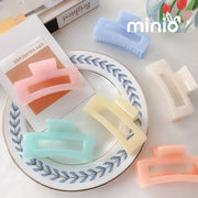 Kẹp càng cua chữ nhật màu nhũ