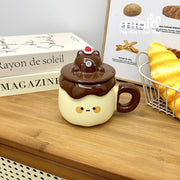 Ly cốc sứ hình chiếc bánh