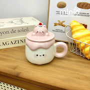 Ly cốc sứ hình chiếc bánh