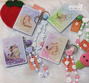 Móc khoá gương nhũ