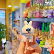 Móc khoá thú hologram dây lò xo