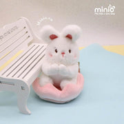 Móc khoá thú ngồi đài sen