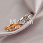 Nhẫn titan full vòng đá 270MH