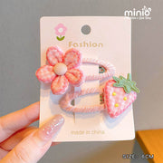 Set kẹp hoa vải cute