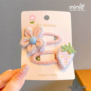Set kẹp hoa vải cute