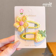 Set kẹp hoa vải cute