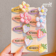 Set kẹp hoa vải cute