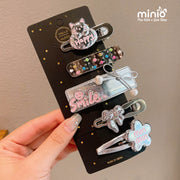 Set kẹp mái ánh bạc