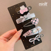 Set kẹp mái ánh bạc